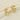 Jewelry wholesale X Crossed Pearls Stainless Steel Earrings