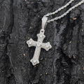 Wholesale Cubic Zircon Hip Hop Cross Pendant Necklace 24in