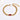 Jewelry wholesale Seconds Red Gemstone Zirconia Premium O-Link Bracelet