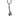 Jewelry wholesale Popular Wrench Tool Shape Pendant Square Pearl Chain Men's Necklace