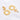 Jewelry wholesale Wholesale Hollow Leaf Sunflower Shape with Metallic Texture Earrings