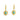 18K Gold Plated Stainless Steel Vintage Design Bohemian Style Women Jewelry Parties with Blue Turquoise Pendant Earrings WAN4 Jewelry