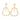 Jewelry wholesale Wholesale Pearl Chandelier Exaggerated Style Hollow Stainless Steel Earrings