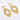 Jewelry wholesale Wholesale Stainless Steel Exaggerated Oval Pearl Inlay Parties Earrings