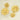 Bohemian Vintage Design 18K Gold Plated Stainless Steel Sunflower Flower Ladies Pendant Jewelry Parties Gift Pendant Earrings WAN4 Jewelry