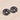 Jewelry wholesale Wholesale Electroplated Black Chunky Ear Buckle Earrings