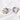 Jewelry wholesale Hot Sale Round High Quality Gold And Silver Striped Hollow Earrings