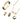 Jewelry wholesale Wholesale Geometric Shape Inlaid Round Zircon Jewelry Set