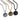 Jewelry wholesale Explosive Moon Sun Pattern Pendant Square Pearl Chain Necklace