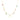 Jewelry wholesale Hot sale Multicolour Zircon Crystal Pendant Thin Oval Chain Necklace