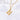 Jewelry wholesale Popular Bamboo Letter H Pendant Oval Chain Whip Necklace
