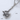 Jewelry wholesale Wholesale Axe Shape Cast Pendant Square Pearl Chain Necklace