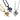 Jewelry wholesale Wholesale Hollow Round Star Snake Cast Pedant Square Pearl Chain Necklace