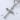Jewelry wholesale Wholesale Striped Cross Casting Pendant Stainless Steel Chain Necklace
