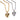 Jewelry wholesale Hot Sale Punk Plated Mended Heart Pendant Neckalces