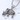 Jewelry wholesale Hot Sale Floral Designs Elephant Shape Square Pearl Chain Necklaces