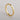 Jewelry wholesale Concise 18K Gold Plated Stainless Steel Geometric Couple Rings