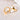 Jewelry wholesale Dainty Fashion Fine Jewelry Round White Shell 18K Gold Plated Rings