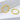 Jewelry wholesale Hot Sale Classic 18K Gold Plated Jewelry Beads Ball Couple Ring
