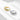 Jewelry wholesale New Arrival Fashion Jewelry 18K Gold Plated Twists Croissant Rings