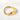 Jewelry wholesale Wholesale Classic Jewelry High Polish Curve 18K Gold Plated Ring