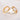 Jewelry wholesale Wholesale Glossy Irregular Wavy Shape Stainless Steel Couple Rings