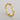 Jewelry wholesale Trendy Geometric Fashion Hollow Rectangle Link Waterproof Couple Ring