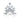 Jewelry wholesale Wholesale Moissanite D/VVS1 Round & Pear Cut Pavé Crown-Inspired Statement Ring – 18K White Gold Vermeil on 925 Silver, GRA Certified