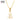 18K Gold Shell Stainless Steel 26 Capital Letter Pendant Necklace