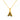 18k Gold Monogrammed Textured Pendant Necklace