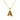 Gold Plated 26 Capital Letter Crocodile Textured Pendant Necklace