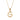 Bamboo 18K 26 Alphabet Pendant Stainless Steel Necklace