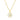 18K Gold Hexagonal Shell Letter Pendant Necklace