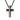 Jewelry wholesale Hot Sale Stainless Steel Zirconia Black Cross Pendants