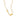 18K Sly Notch Lucky Double - plate Collarbone Chain