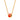 New Arrival Jewelry Red Heart Pattern Cubic Pendant Necklaces