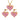 Elegant Pink Heart Zircon Pendant Earrings Necklaces Jewelry Set