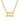 18K Stainless Steel Hip - hop English Letter Necklace