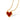 Classic Cute Jewelry Rose Gold Plated Pixel Heart Pendant Necklaces