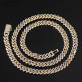 Jewelry wholesale Wholesale 8mm Single Row Cuban Link Cubic Zirconia Jewelry Set HipHop Cuban Bracelet and Necklace, Chain 7in-24in