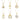 Hot Sale Trendy Jewelry Christmas Snow Bell Zircon Pendant Necklace