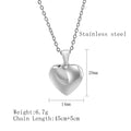 Jewelry wholesale Heart Pendant Necklace Stainless Steel 18K Gold Plated Minimalist Wholesale Jewelry
