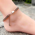 Wholesale Cuban Link Hip Hop 304 Stainless Steel Anklet – Box Clasp, Extension Chain, Chain 8in-10in, Waterproof