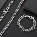 Jewelry wholesale Wholesale OT Clasp Chunky Link Chain Hip Hop 304 Stainless Steel Bracelet 18K Gold Plated 7in, 7.5in,8in,8.5in,9in Waterproof