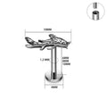 Jewelry wholesale Wholesale G23 Titanium 16G Internally Thread Fish-Flat Back Stud Helix and Tragus