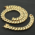 Wholesale hip-hop necklace accessories - polished Cuban chain,16in-26in