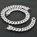 Wholesale hip-hop necklace accessories - polished Cuban chain,16in-26in