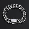 Wholesale Spring Clasp Cuban Link HipHop Cuban Bracelet, Chain 7in-9in
