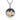 Jewelry wholesale Wholesale Cubic Zircon Hip Hop Round DIY Photo Pendant Necklace, Chain 24in