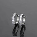 Jewelry wholesale Wholesale Cubic Zirconia HipHop Hoop Earrings